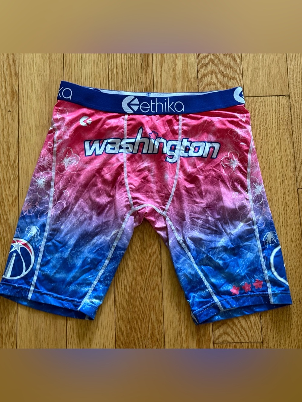 Ethika Washington Wizards Cherry blossoms boxer briefs NBA basketball M NWOT